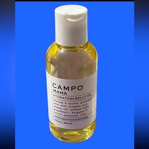 NEW CAMPO Mama Hydration Belly Oil Jumbo 120ml/4oz SEALED NWOB